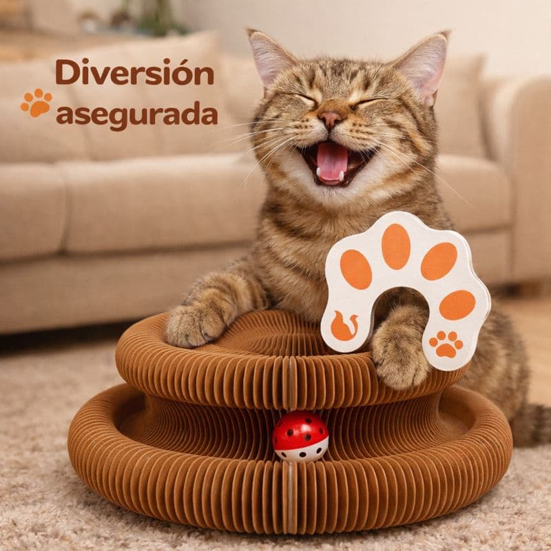 Alora Zen™ – El rascador modular que relaja, entretiene y conecta con tu gato
