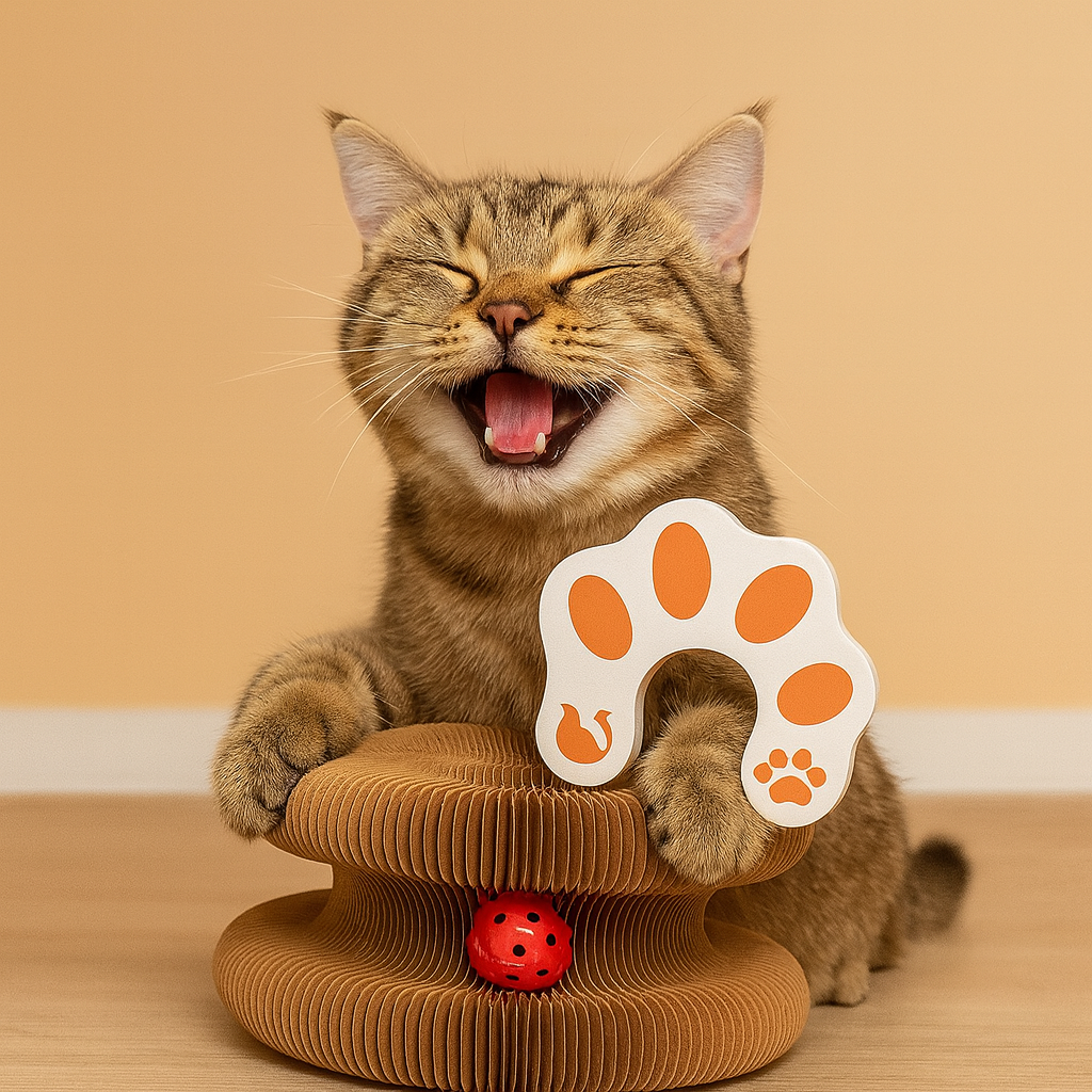 Alora Zen™ – El rascador modular que relaja, entretiene y conecta con tu gato