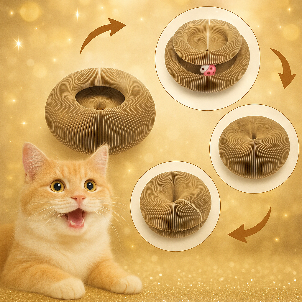 Alora Zen™ – El rascador modular que relaja, entretiene y conecta con tu gato